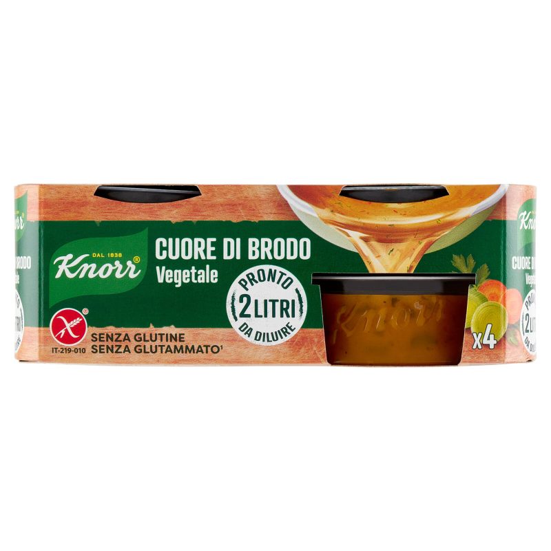 Knorr Cuore di Brodo Vegetale 4x28 g