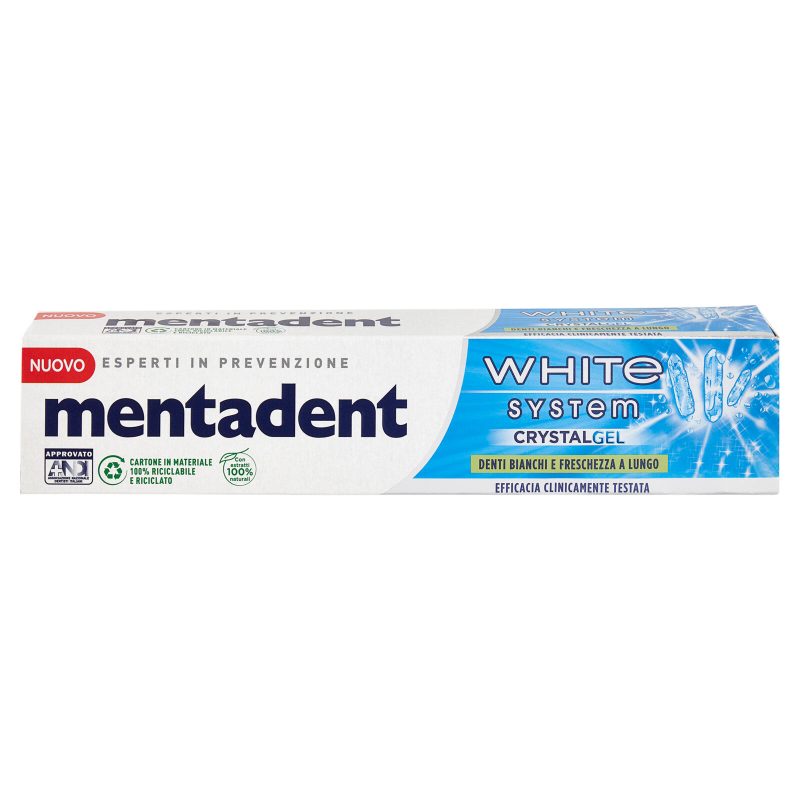 Mentadent White System Crystal Gel 75 ml