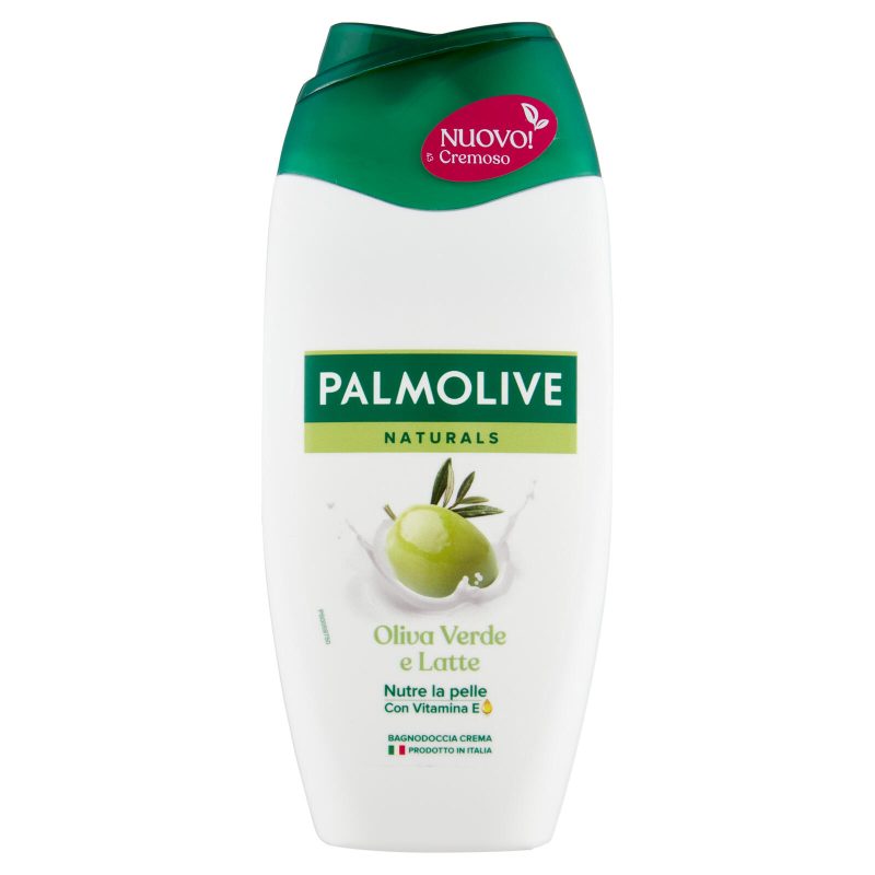 Palmolive bagnoschiuma Naturals Oliva Verde e Latte Idratante 220 ml