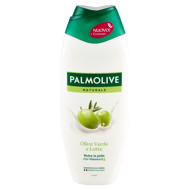 Palmolive bagnoschiuma Naturals Oliva Verde e Latte Idratante 500 ml