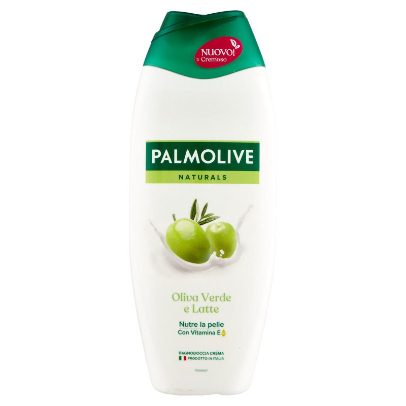 Palmolive bagnoschiuma Naturals Oliva Verde e Latte Idratante 500 ml