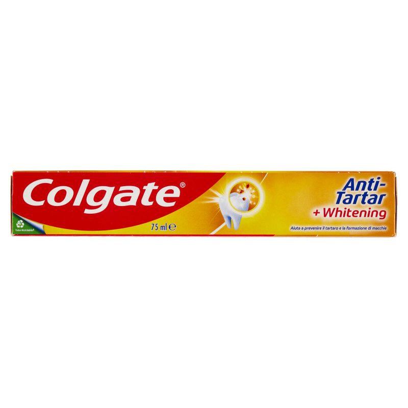 Colgate dentifricio sbiancante Antitartaro + Whitening 75 ml