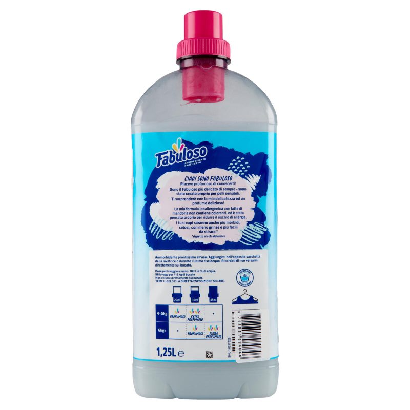 Fabuloso ammorbidente concentrato Ipoallergenico 1,25 L