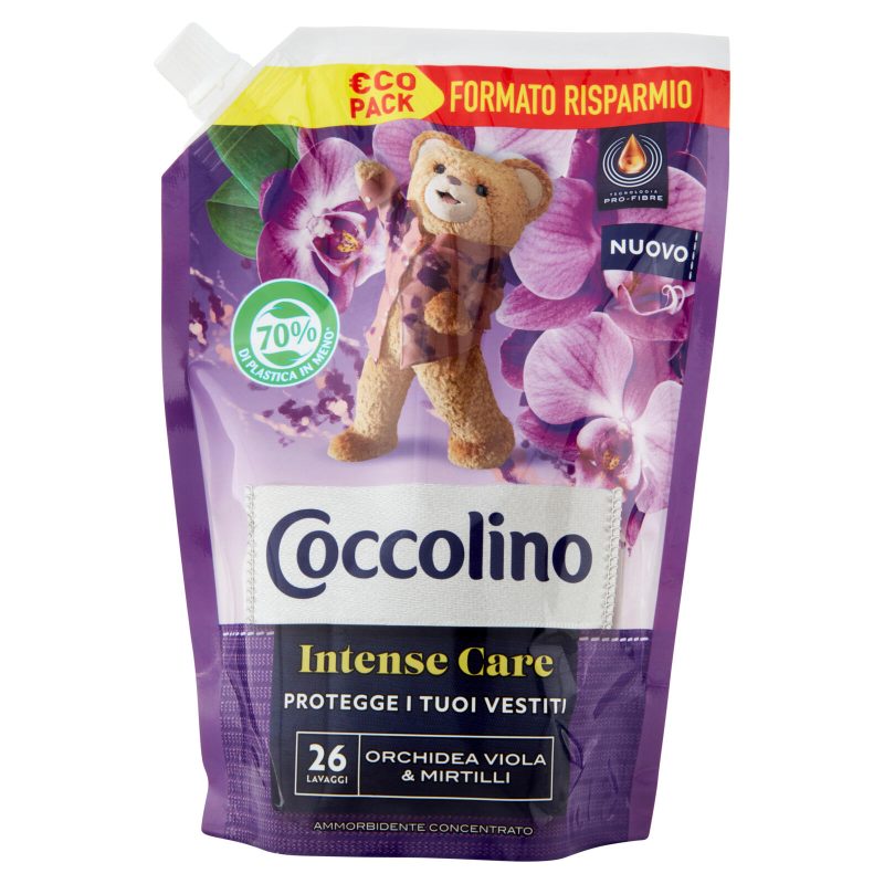 Coccolino Ammorbidente Concentrato Intense Care Orchidea Viola & Mirtilli 600 ml