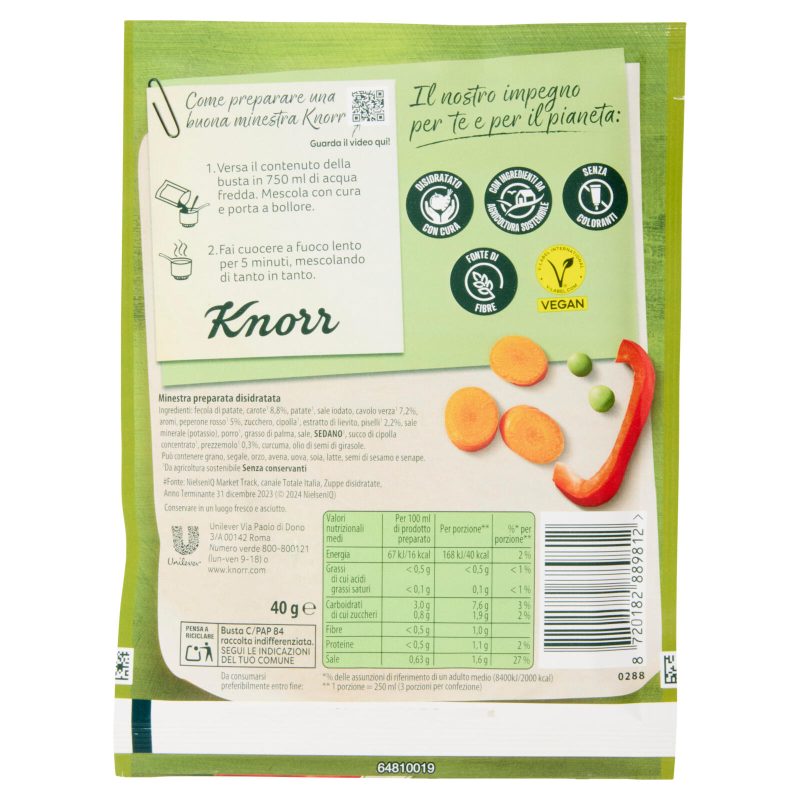 Knorr Zuppa di Verdure 40 g