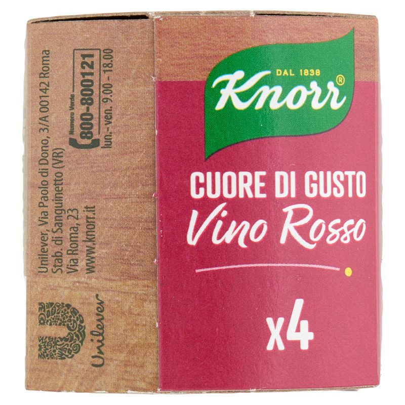 Knorr Cuore di Gusto Vino Rosso 4x26 g