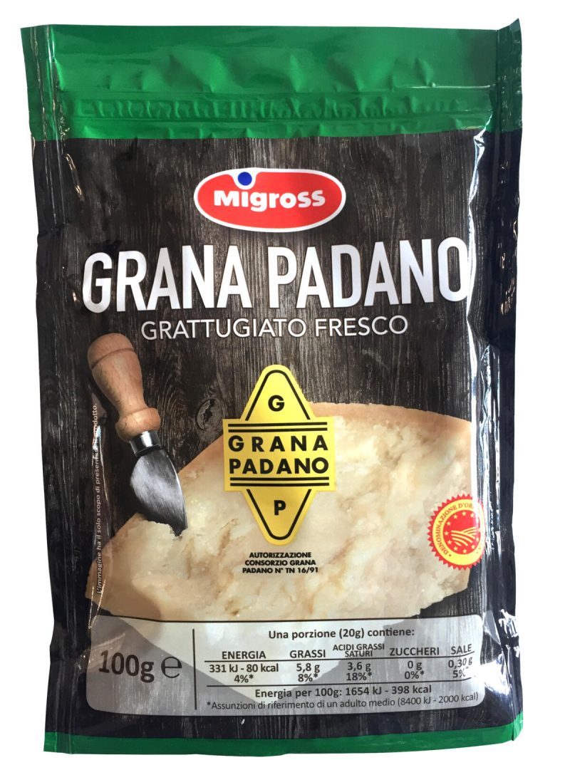 Migross Grana Padano DOP grattugiato 100 g