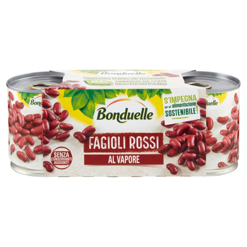 Bonduelle Fagioli Rossi al Vapore 3 x 160 g