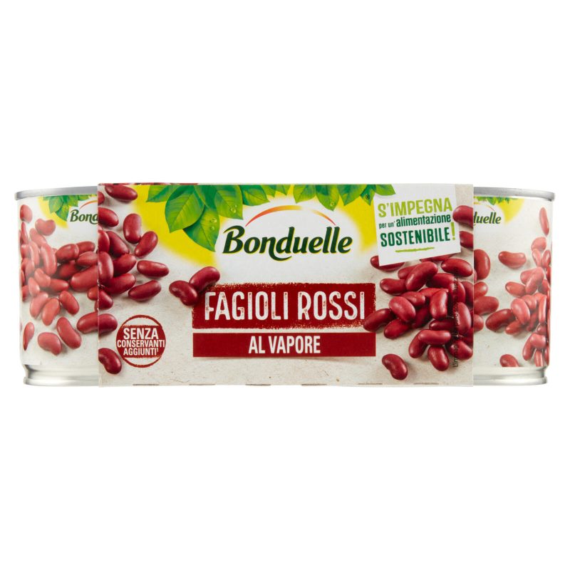 Bonduelle Fagioli Rossi al Vapore 3 x 160 g