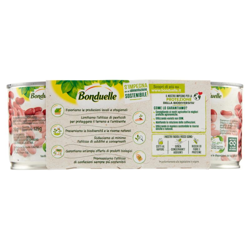 Bonduelle Fagioli Rossi al Vapore 3 x 160 g