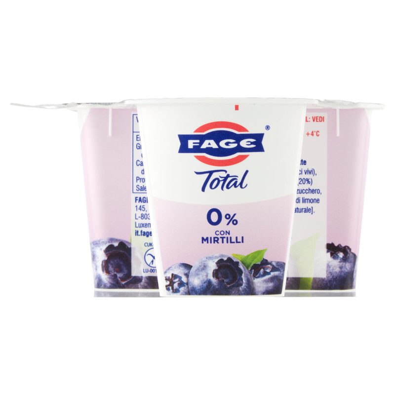 Fage Total 0% Grassi con Mirtilli 150 g