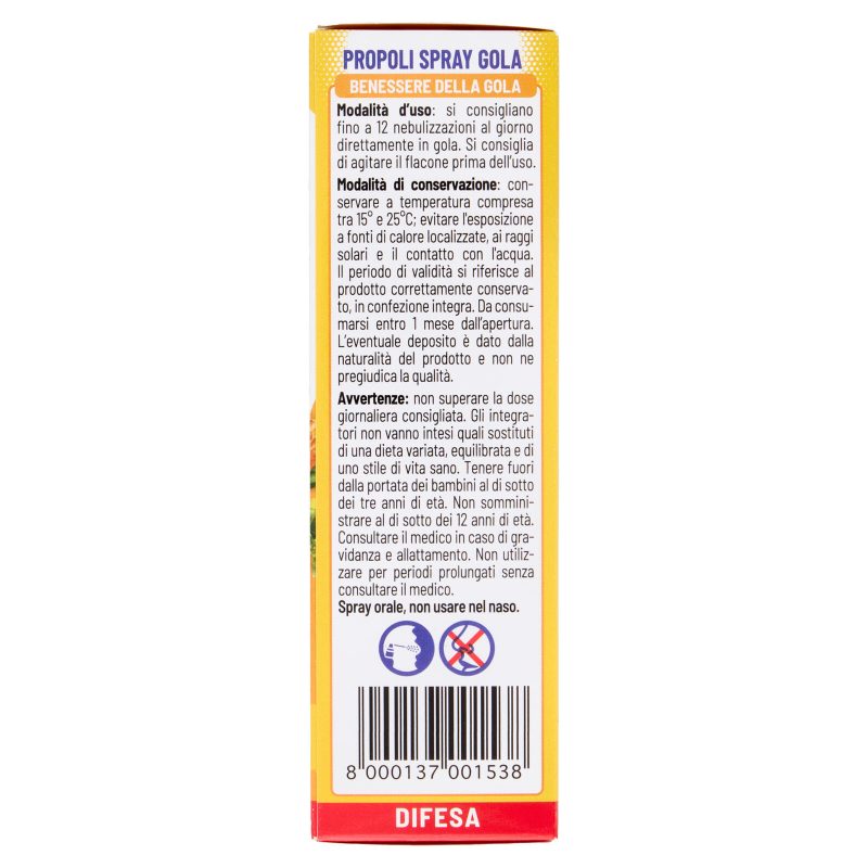 equilibra Propoli Spray Gola 20 ml