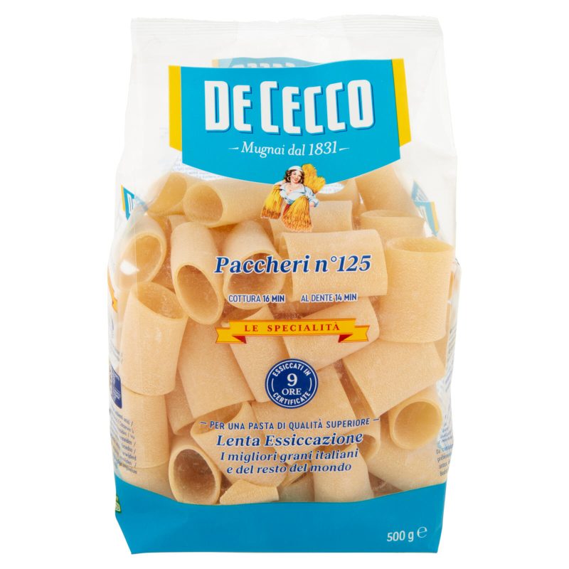 De Cecco Le Specialità Paccheri n°125 500 g