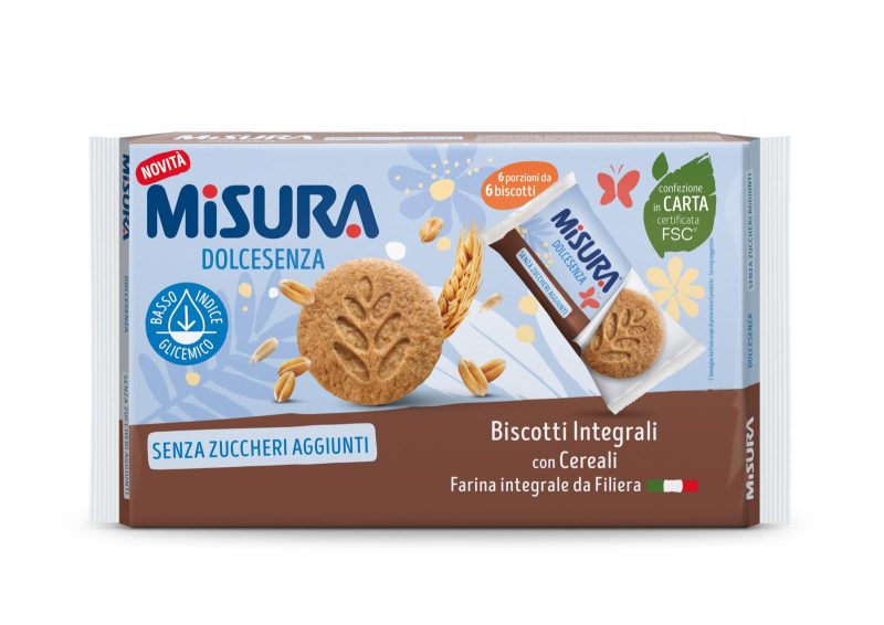 Misura Dolcesenza Biscotti Integrali con Cereali 280 g