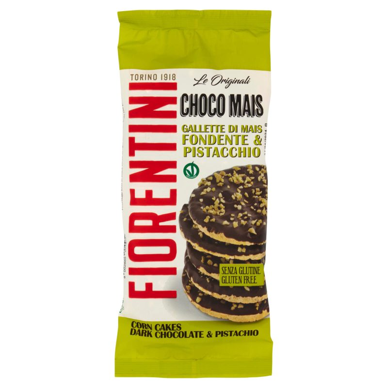 Fiorentini le Originali Choco Mais Gallette di Mais Fondente & Pistacchio 72 g