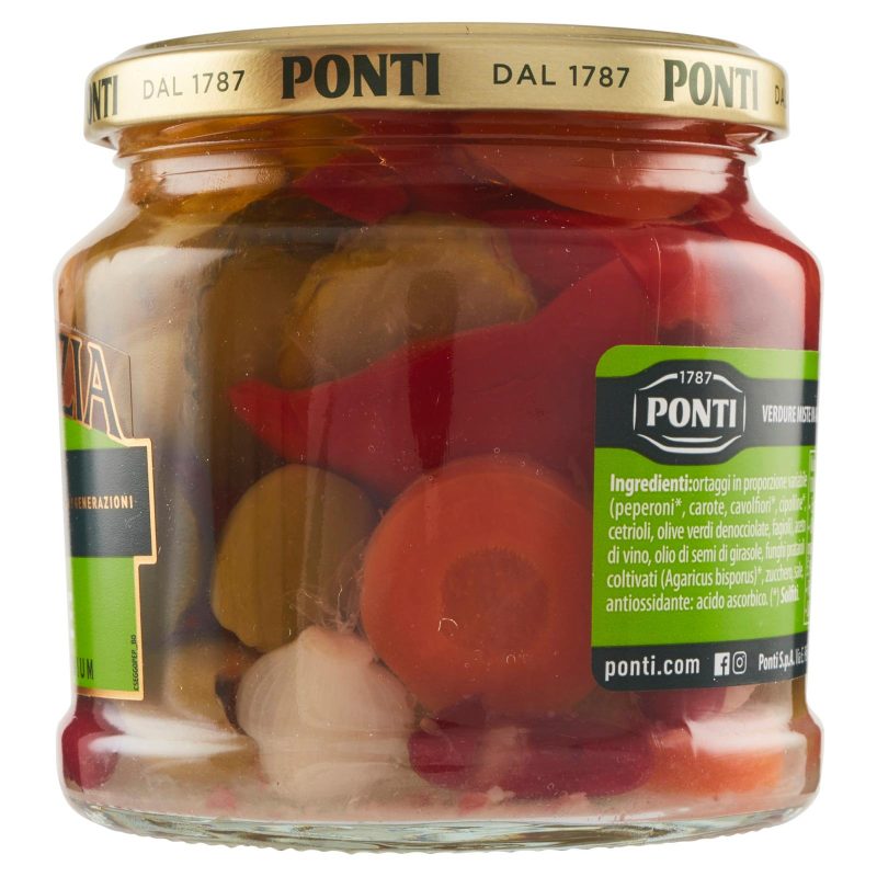 Ponti Peperlizia Verdure Giardiniera Premium 350 g