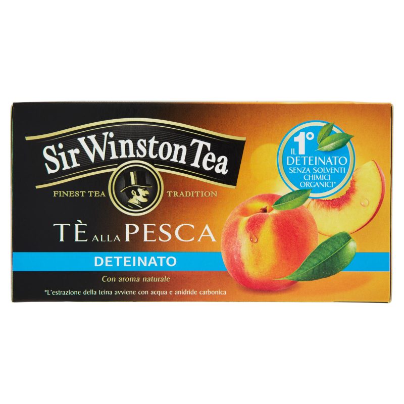 Sir Winston Tea Tè alla Pesca Deteinato 20 x 1,5 g