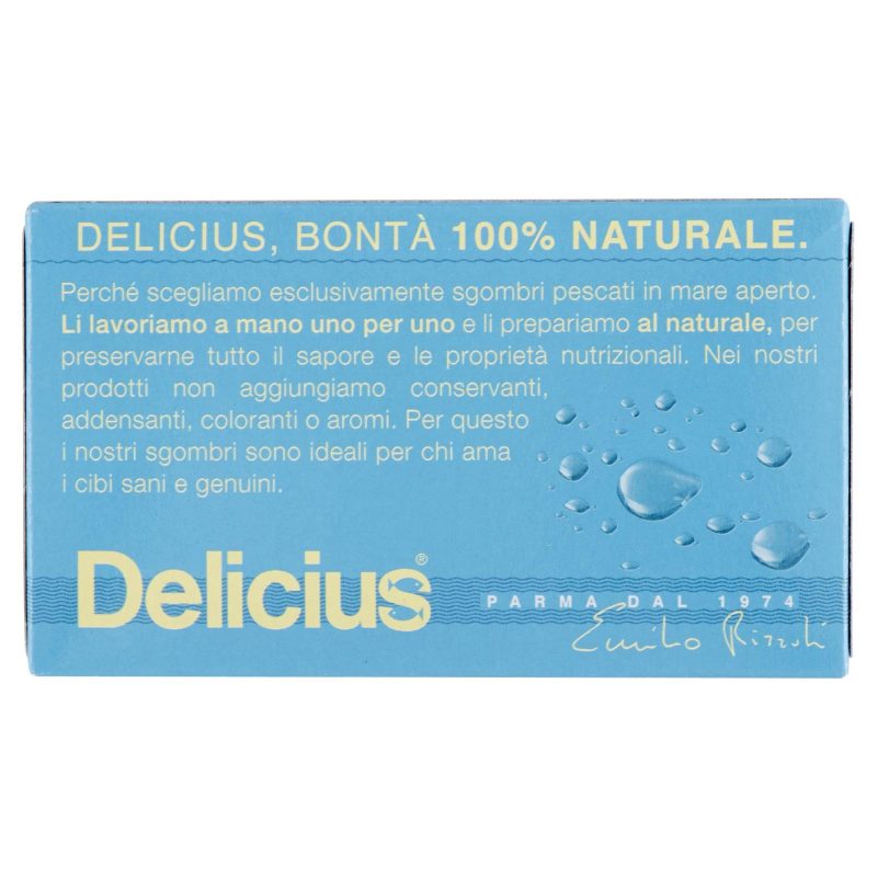 Delicius Filetti di Sgombro al naturale 125 g