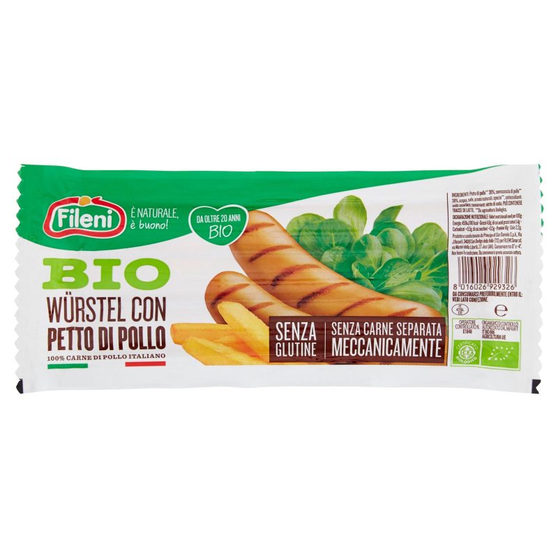 Fileni Bio Würstel con Petto di Pollo 200 g