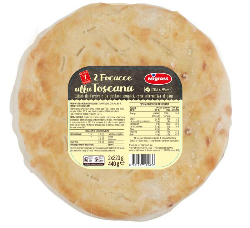 Migross Focacce alla Toscana 2x220 g