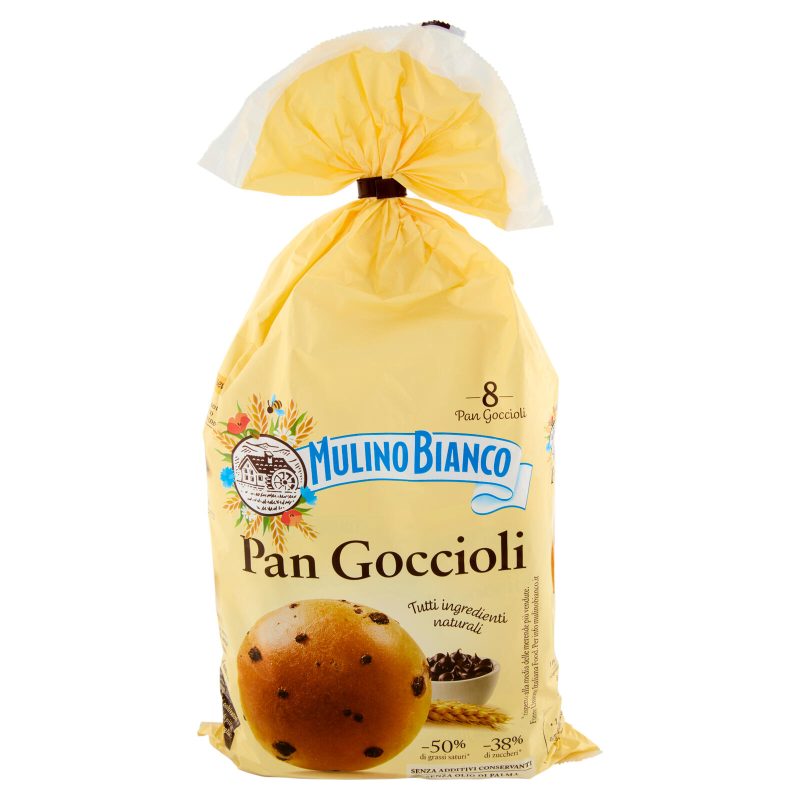 Mulino Bianco Pan Goccioli Merenda senza Additivi Conservanti 8 pezzi 336g