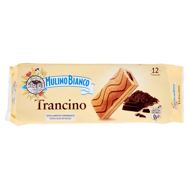 Mulino Bianco Trancino Merenda Senza Additivi Conservanti 12 pezzi 396g