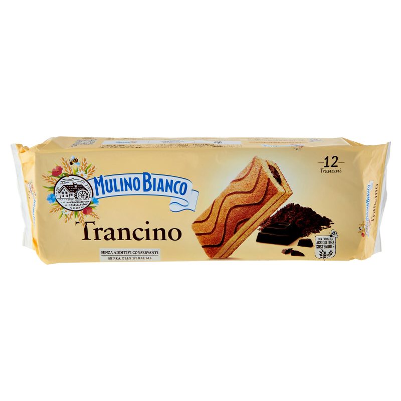 Mulino Bianco Trancino Merenda Senza Additivi Conservanti 12 pezzi 396g