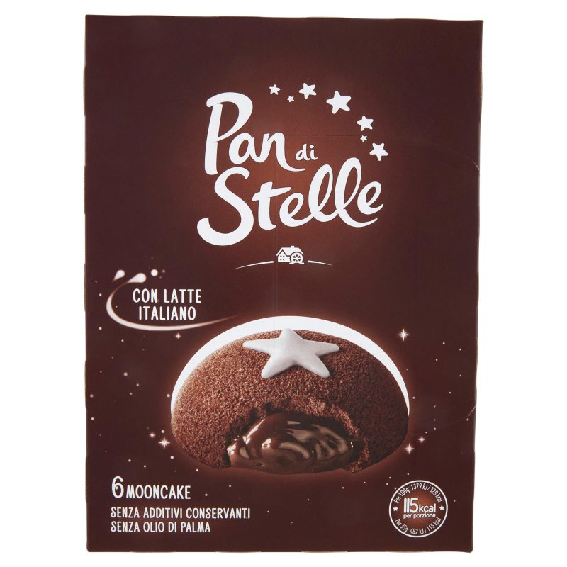 Pan di Stelle Mooncake Tortino al Cioccolato 6 pezzi 210g