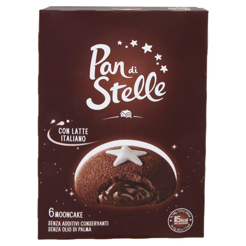 Pan di Stelle Mooncake Tortino al Cioccolato 6 pezzi 210g