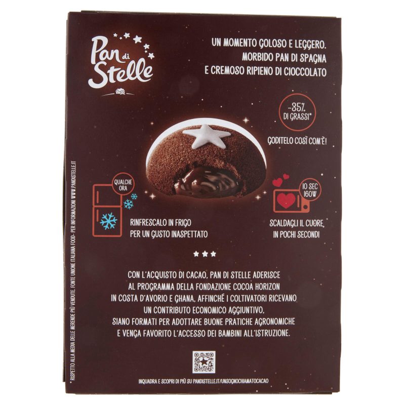 Pan di Stelle Mooncake Tortino al Cioccolato 6 pezzi 210g