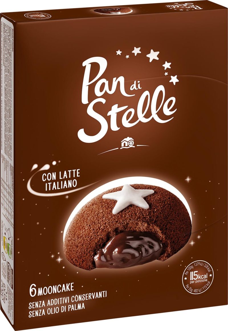 Pan di Stelle Mooncake Tortino al Cioccolato 6 pezzi 210g