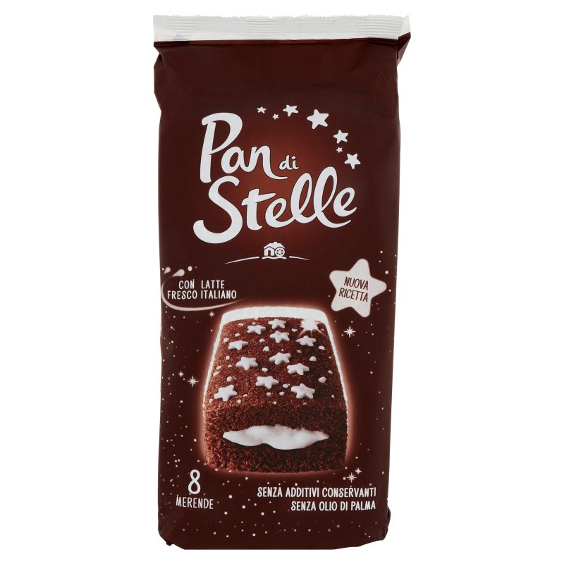 Pan di Stelle Merenda Pan di Spagna al Cacao e Crema al Latte 280g