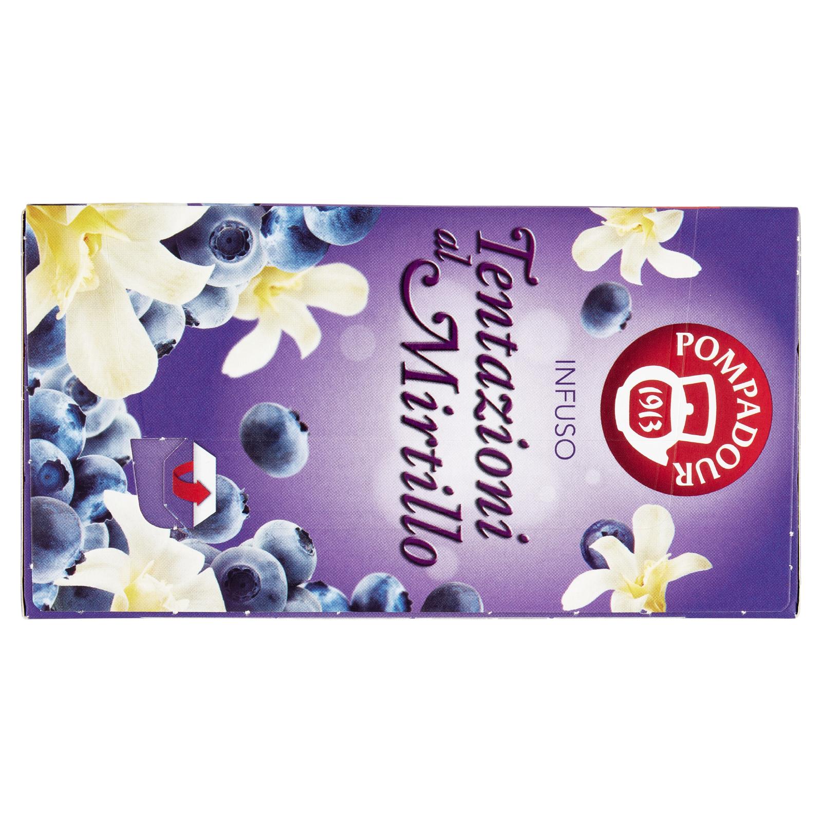 Pompadour Infuso Tentazioni al Mirtillo bustine 20x3 g