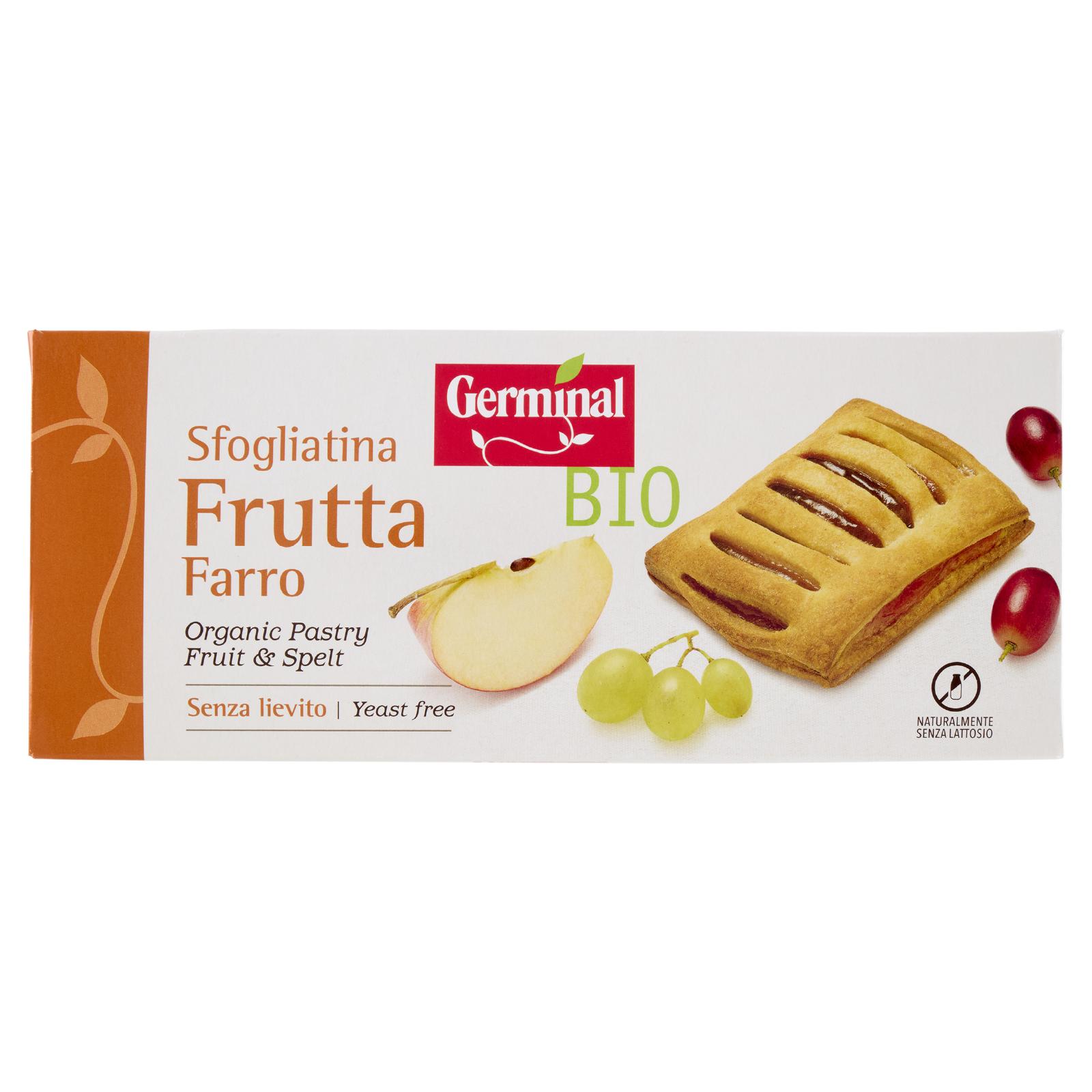 Germinal Bio Sfogliatina Frutta Farro 4 x 50 g