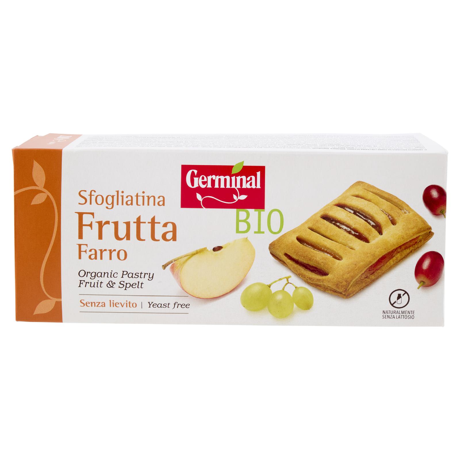 Germinal Bio Sfogliatina Frutta Farro 4 x 50 g