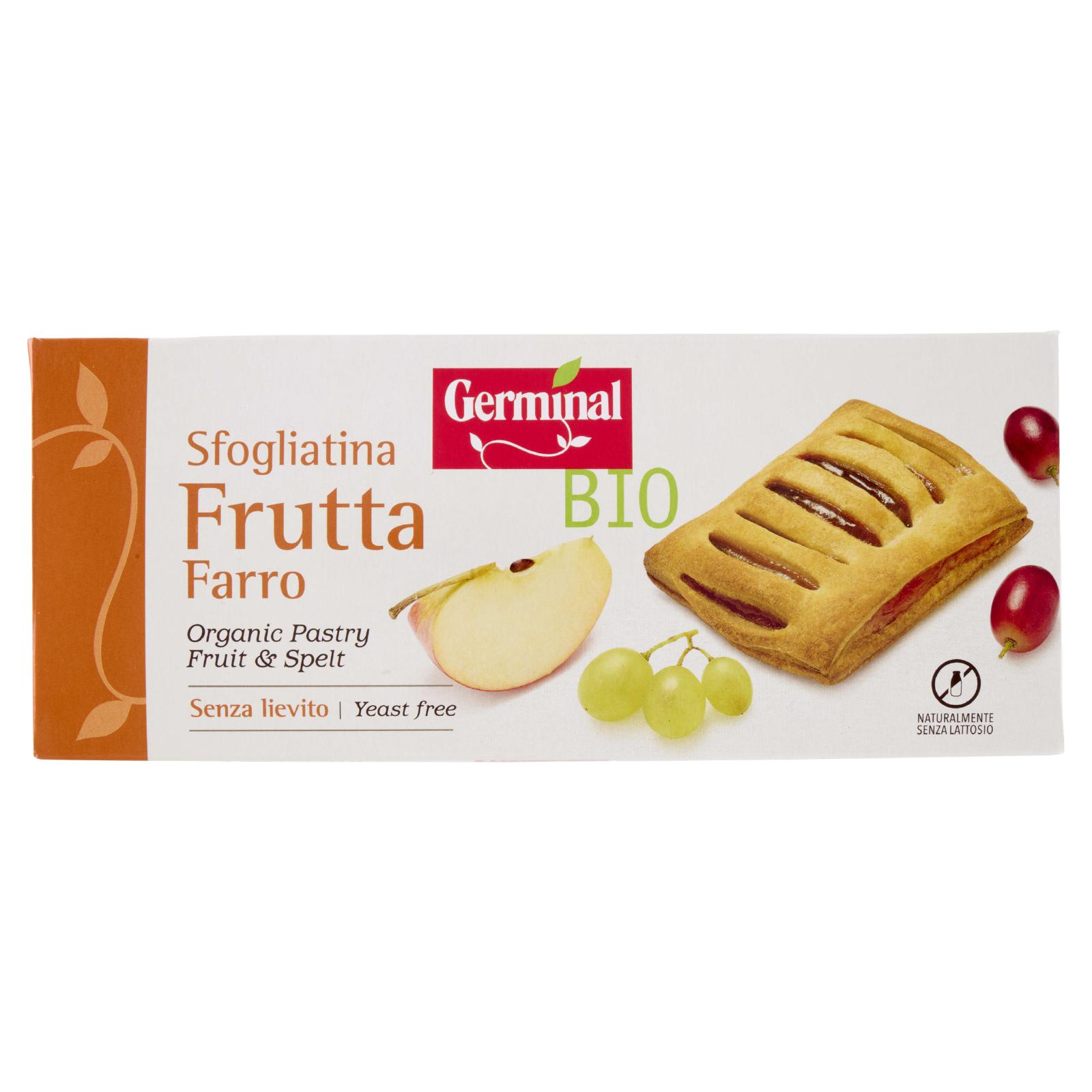 Germinal Bio Sfogliatina Frutta Farro 4 x 50 g