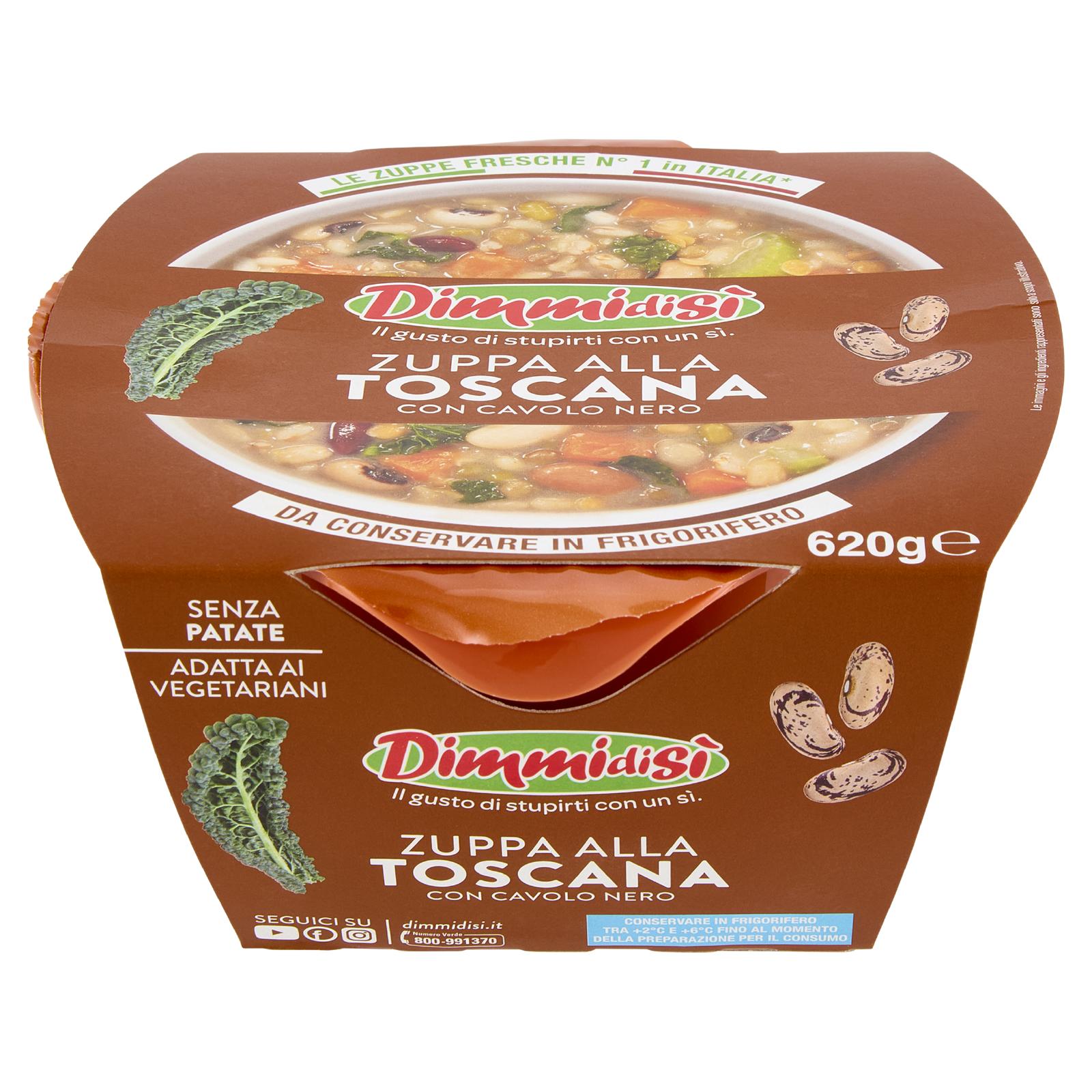 DimmidiSì Zuppa alla Toscana con Cavolo Nero 620 g