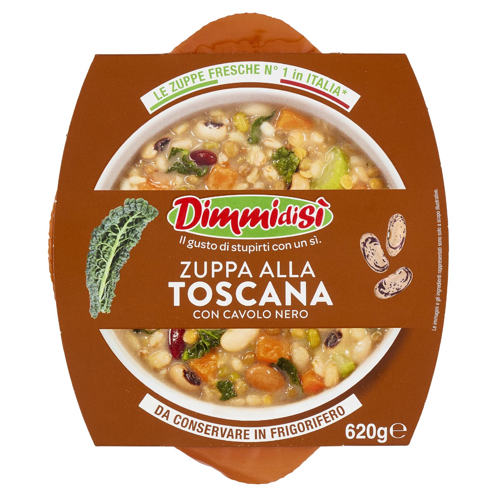 DimmidiSì Zuppa alla Toscana con Cavolo Nero 620 g